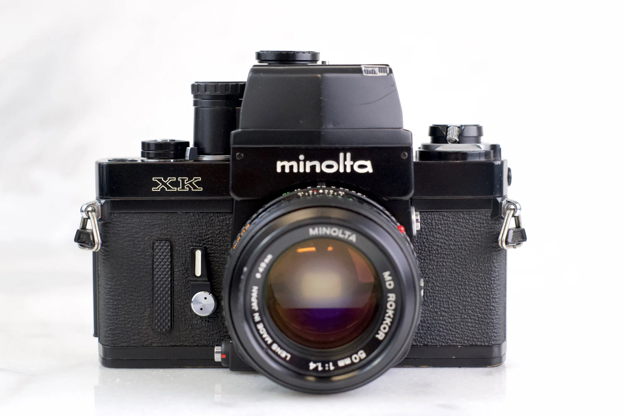 Minolta XK 35mm Film SLR Camera with Minolta MD Rokkor 50mm F/1.4